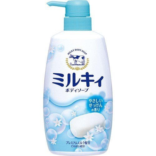 牛乳石鹸 ミルキィボディソープ やさしいせっけんの香り  550ml