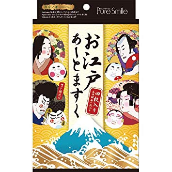 ピュアスマイル お江戸アートマスクボックスセット 4枚入 (100)