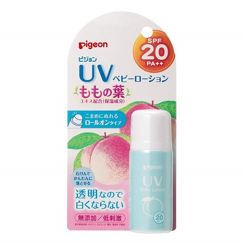 ピジョン UVベビーロールオン ももの葉 SPF20 25g (30)