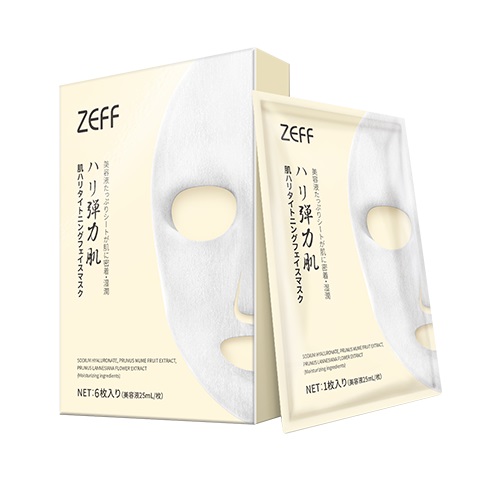 ZEFF 肌ハリタイトニングフェイスマスク 6枚入 (36)