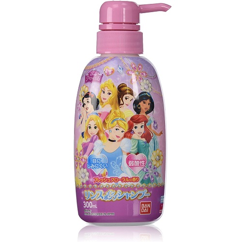 バンダイ リンスインポンプシャンプー ディズニープリンセス 300ml (24)