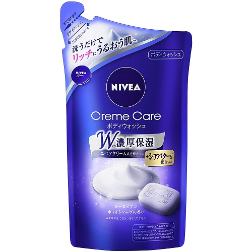 花王 ニベア クリームケア ボディウォッシュ ヨーロピアンホワイトソープの香り 詰替用 360ml (18)