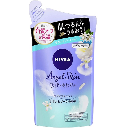 花王 ニベア エンジェルスキン ボディウォッシュ サボン&ブーケの香り 詰替用 360ml (18)