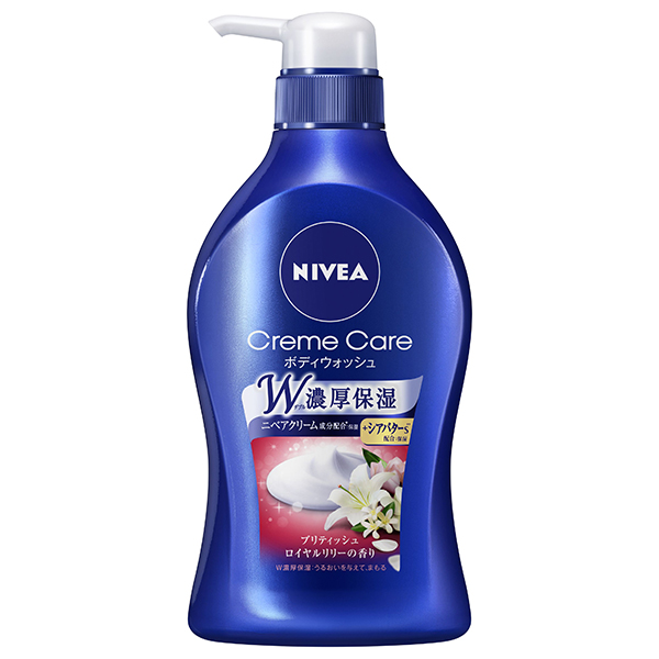 花王 ニベア クリームケア ボディウォッシュ ブリティッシュロイヤルリリーの香り ポンプ 480ml (9)