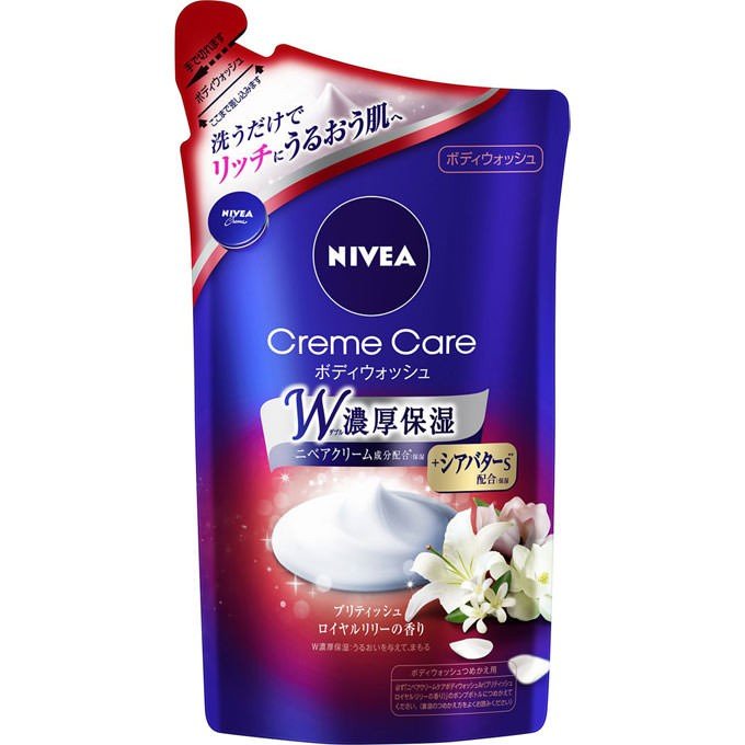 花王 ニベア クリームケア ボディウォッシュ ブリティッシュロイヤルリリーの香り 詰替用 360ml (18)