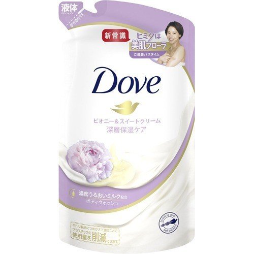 ユニリーバ ダヴ ボディウォッシュ ピオニー＆スイートクリーム 詰替用 340g (12)