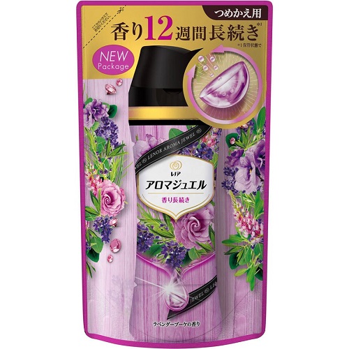 レノアハピネス アロマジュエル ラベンダーブーケの香り 詰替 455ml (10)