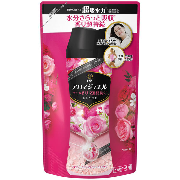 レノアハピネス アロマジュエル アンティークローズ＆フローラルの香り 詰替 415ml (10)