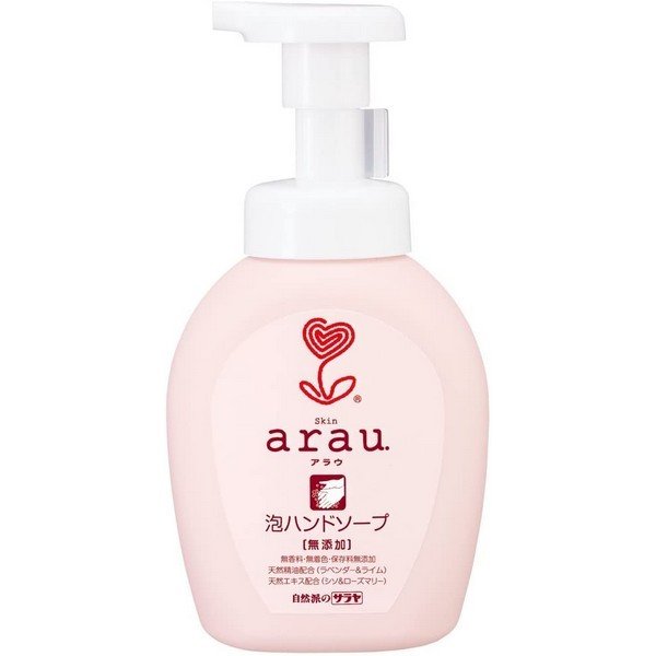 サラヤ アラウ 泡ハンドソープ 本体 300ml (24)
