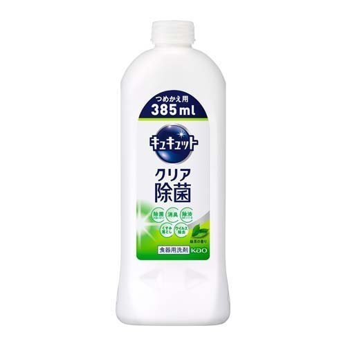 花王 キュキュット クリア除菌 緑茶 詰替 385ml (16)