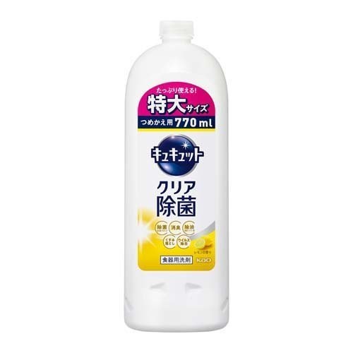 花王 キュキュット レモン 詰替大 770ml (12)