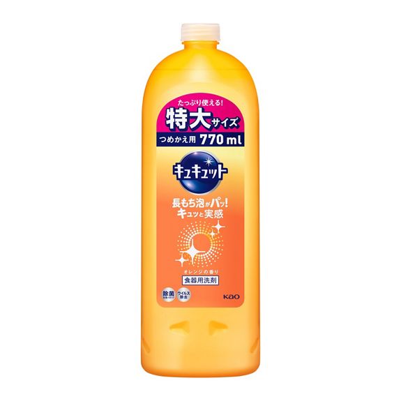花王 キュキュット 詰替大 770ml (12)