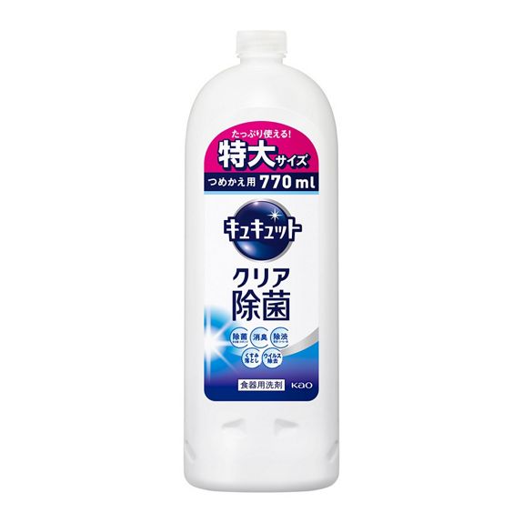 花王 キュキュット クリア除菌 詰替大 770ml (12)