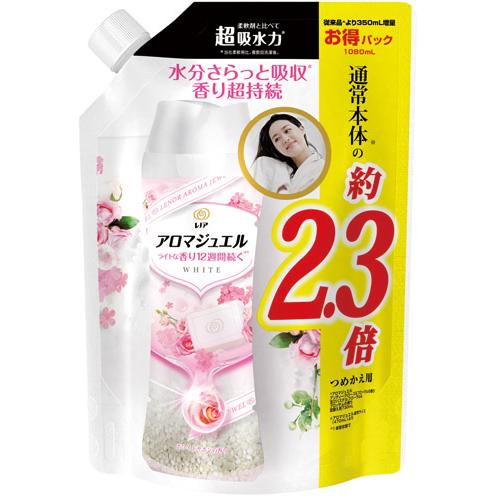 レノアハピネス アロマジュエル ホワイトサボンの香り 詰替 特大 1080ml (6)