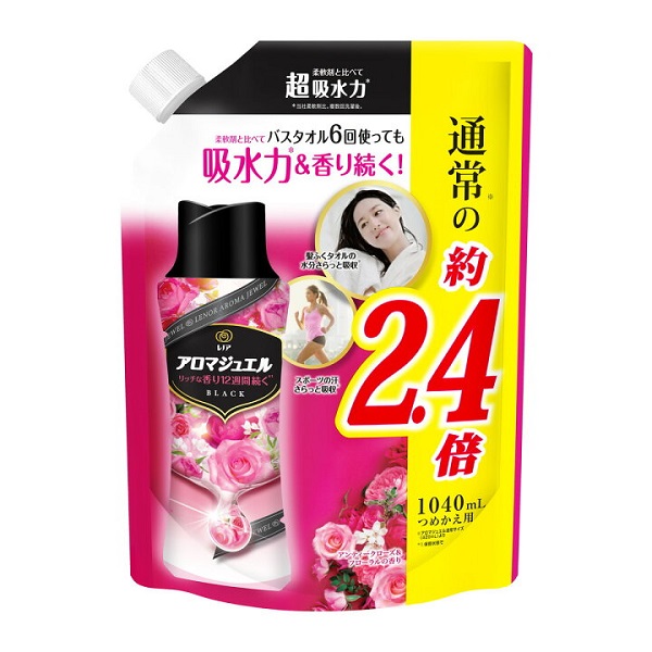 レノアハピネス アロマジュエル アンティークローズ＆フローラルの香り 詰替特大 1040ml (7)