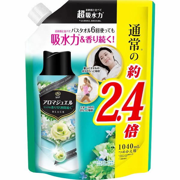 レノアハピネス アロマジュエル パステルフローラル＆ブロッサムの香り 詰替特大 1040ml (7)